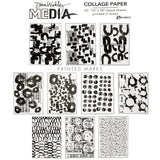 Dina Wakley MEdia printed collage tissue sheets called Painted Marks