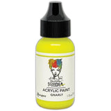 Acrylic Paint - Choose any 1 (one) colour ... by Dina Wakley MEdia and Ranger Ink. Each bottle holds 1 fl oz (29ml) of thick buttery acrylic paint and has a fine tipped nozzle. Over 30 beautiful versatile colours, scroll down to see them all. Photo of Gnarly, ultra bright yellow