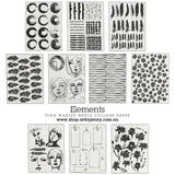Elements - Collage Tissue Paper by Dina Wakley Media and Ranger - design examples