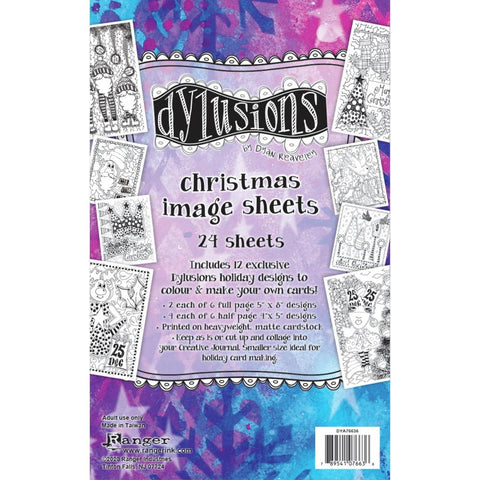 Dylusions by Dyan Reaveley - Colouring Sheets - 24 Pages - Holiday