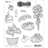Bake it Yourself ... cling mounted rubber stamp set - Dylusions by Dyan Reaveley (DYR80213). 12 designs.