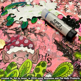 Dylusions by Dyan Reaveley Gluestick in Action on an art journal page