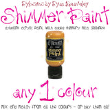 Dylusions Shimmer Acrylic Paint by Dyan Reaveley ... Any 1 (one) Vibrant Mica Infused Pearlescent Gorgeous Colour of Your Choice - Flip Cap Bottle, 1 fl oz (29ml). 