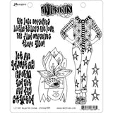 Let Me Adjust My Crown - 5 Cling Rubber Stamps ... by Dyan Reaveley of Dylusions