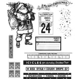 Tim Holtz Cling Rubber Stamps for Christmas 2020 - Vintage Holidays