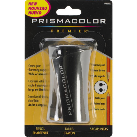 Prismacolor Premier Double Hole Pencil Sharpener with container for shavings