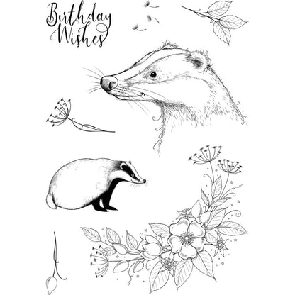 Pink Ink Designs - Stamps - Brock the Badger