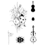Pink Ink Designs - Stamps - Bug Orchestra - Cellist