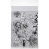 example of the Shell Nymph Pink Ink Designs Stamp Set for sale at Art by Jenny in Australia