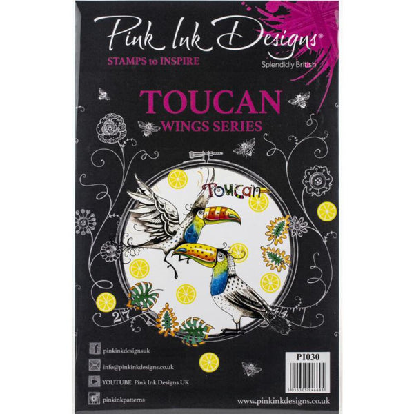 cover for the Toucan Pink Ink Designs Stamp Set for sale at Art by Jenny in Australia