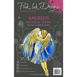 Angelus - Clear Stamp Set by Pink Ink Designs ... Set of 10 (ten) clear cling stamps. Mythical Series, PI175. Angel, clouds and stardust.