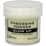 Ranger Ink Embossing Powder "Glow Up" glow in the dark for embellishing artwork mixed media and display makes