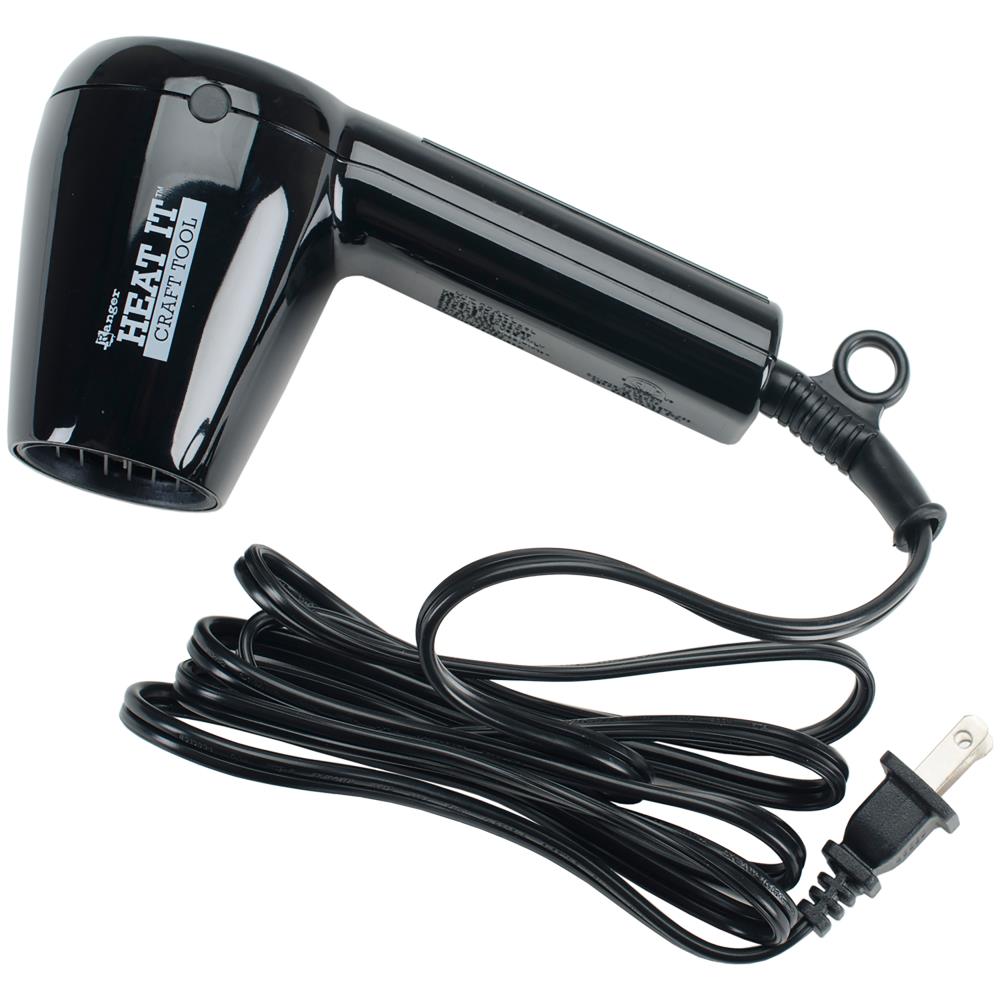 Heat It Craft Tool ... by Ranger - UK Plug (220v To 240v). Hot air drying tool for papercrafts, mixed media and visual arts. Hot air in an instant. This Heat-It Craft Tool from Ranger (as used by Tim Holtz), is a hot air blower that gives a quick and easy way to melt embossing powder and dry artwork. This heating tool was specifically designed for speed, quiet and convenience. This tool requires an inBound UK-AU adaptor, available upon request.