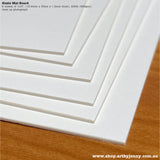 example of White Mat Board - by Sizzix ... extra thick cardstock, double sided, smooth matte surface, 855gms (525lb)