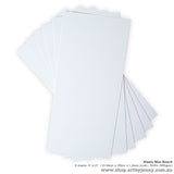 product overview of 6 sheets of  Mat Board, photo by Sizzix