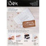 Medium Sticky Grid Sheets - by Sizzix. Pack of 5 (five) pieces, each 6" x 8 1/2" (15.5cm x 22cm). Double sided low tack, temporary adhesive sheets. Reusable, versatile and long lasting.  Sizzix Sticky Grid Sheets are a double sided sheet with low tack temporary adhesive on each side. They are designed to hold die cutting templates like Thinlits and Framelits firmly in place, enabling you to cut out the same shape or word multiple times without the dies shifting while in use. 