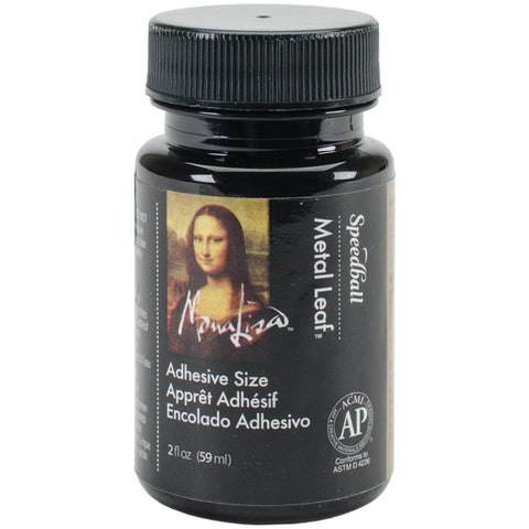 Mona Lisa Art Supplies by Speedball Arts -  Adhesive Size for Metal Leafing Techniques and gluing embellishments
