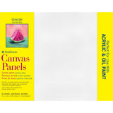 Canvas Panels, White, 11x14 inch - Strathmore ... Ready to use for Mixed Media, Painting and Visual Arts - Triple primed 100% cotton canvas covered artboards.