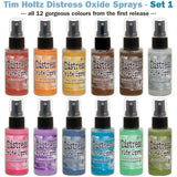 image showing Set 1 of the Distress Oxide Spray from Tim Holtz and Ranger, for sale at Art by Jenny in Australia 