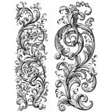 overview of Baroque - Tim Holtz Cling Stamps - made by Stampers Anonymous and Art Gone Wild
