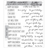 Crazy Talk ... 33 rubber stamps by Tim Holtz (cms236)