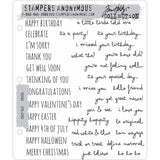 Crazy Talk ... 33 rubber stamps by Tim Holtz (cms236)
