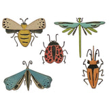 example of Funky Insects ... Thinlits Die Cutting Templates by Tim Holtz, made by Sizzix (no.665364)