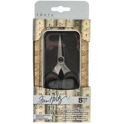 Tim Holtz Haberdashery Scissors - 5 inch - packaged