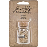 Wishbones - by Tim Holtz Idea-Ology - Miniature resin bones in a glass corked jar to use for visual arts, mixed media, assemblage projects, off-the-page marvels and party decor. Pack of 15 (fifteen) wishbones in one corked glass jar approx 2" (5cm) tall.