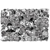 Tim Holtz Idea-Ology 'Engraving' Die Cut Layers for Papercraft and Mixed Media
