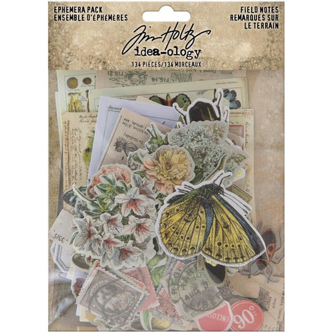 Field Notes - Idea-Ology Ephemera ... by Tim Holtz ... 134 gorgeous die cut, ready to use images