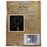 Tiny Lights, Clear ... by Tim Holtz Idea-Ology - Use for cardmaking, mixed media, assemblage projects, off-the-page marvels and party decor. Pack of 2 (two) strands of tiny fairy lights with clear bulbs. Batteries not included.