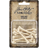 Boneyard - by Tim Holtz Idea-Ology - Miniature bones for Halloween fun! use for cardmaking, assemblage projects, off-the-page marvels and party decor. 