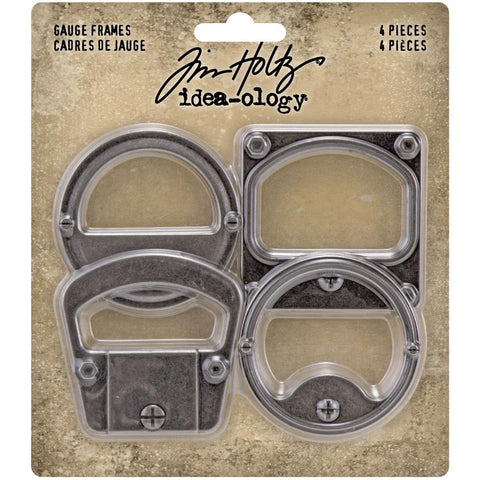 Gauge Frames - Tim Holtz Idea-Ology Embellishments for Arts and Crafts, Mixed Media, Junk Journaling