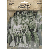 Tim Holtz Idea-Ology Paper Dolls - Groups ... ephemera die cut layers for scrapbooking and papercrafts