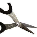 close up of Left Handed Non Stick Titanium Micro Serrated Scissors by Tim Holtz 