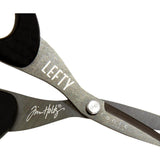 closeup photo of the Tim Holtz Non-Stick Micro-Serrated Mini Snips - 5 inch for Left Handed Artists