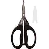 closeup photo of the Tim Holtz Non-Stick Micro-Serrated Mini Snips - 5 inch for Left Handed Artists