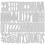 Tim Holtz Thinlits Die Cutting Set by Sizzix - Alpha Classic Upper 