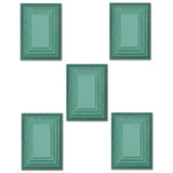 example of stacked rectangles - Tim Holtz Thinlits Die Cutting Set by Sizzix - Stacked Tiles