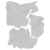 example of the patterns for Brushstroke Butterflies ... Thinlits - Die Cutting Templates by Tim Holtz and Sizzix (no. 665848)