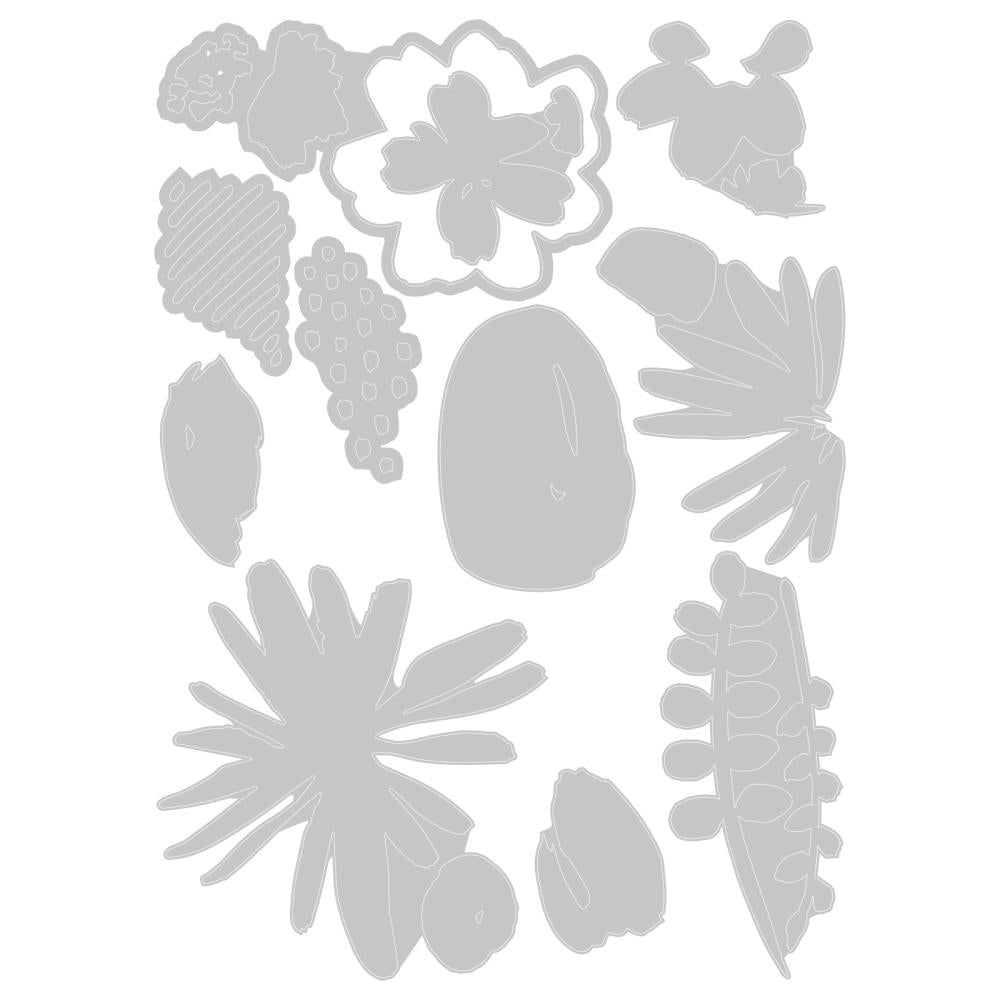 Floristry ... Thinlits - Die Cutting Templates by Tim Holtz and Sizzix (no. 665853). 11 (nine) tempaltes.