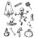 Tim Holtz Cling Stamps - Halloween Doodles