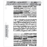 Tim Holtz Cling Stamps - Seasonal Reflections