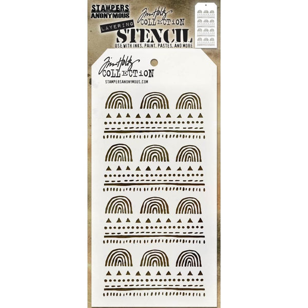 Tim Holtz Stampers Anonymous layering stencil called Nature, THS154