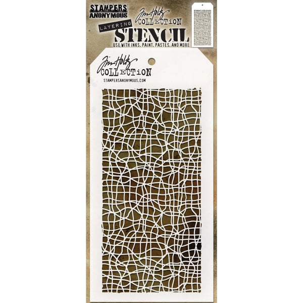 Tangled ... layering stencil by Tim Holtz (THS139)