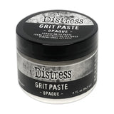 Grit Paste, Opaque - Tim Holtz Distress effects for mixed media and visual arts, in a 3 fl oz (88.7ml) jar. Made by Ranger.  Tim Holtz Distress Grit Paste in Opaque - is a dimensional texturised (gritty, sandy) medium designed for mixed media. 