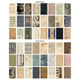 Tim Holtz Idea-Ology Surfaces - Backdrops Vol 3 - image shows 48 designs all displayed together