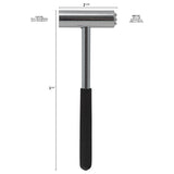 Tiny Texture Hammer ... Idea-Ology Tool by Tim Holtz ... useful woodworking, handicrafts, mixed media, papercrafts and visual arts tool for hammering, distressing and finishing. 5 3/4" long, 2 1/16" wide. Double ended, smooth and bumpy.