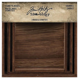 Vignette Box Trays, Squares, 3 sizes  - Tim Holtz Idea-Ology Frames and Bases for Papercrafts and Visual Arts